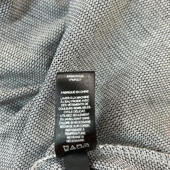 Harve Benard grey and black checked drop waist mini dress, L - Picture 9 of 9